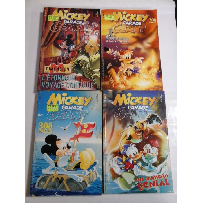 MICKEY PARADE GEANT (4 volumes) MICKEY PARADE GEANT (4 volumes)